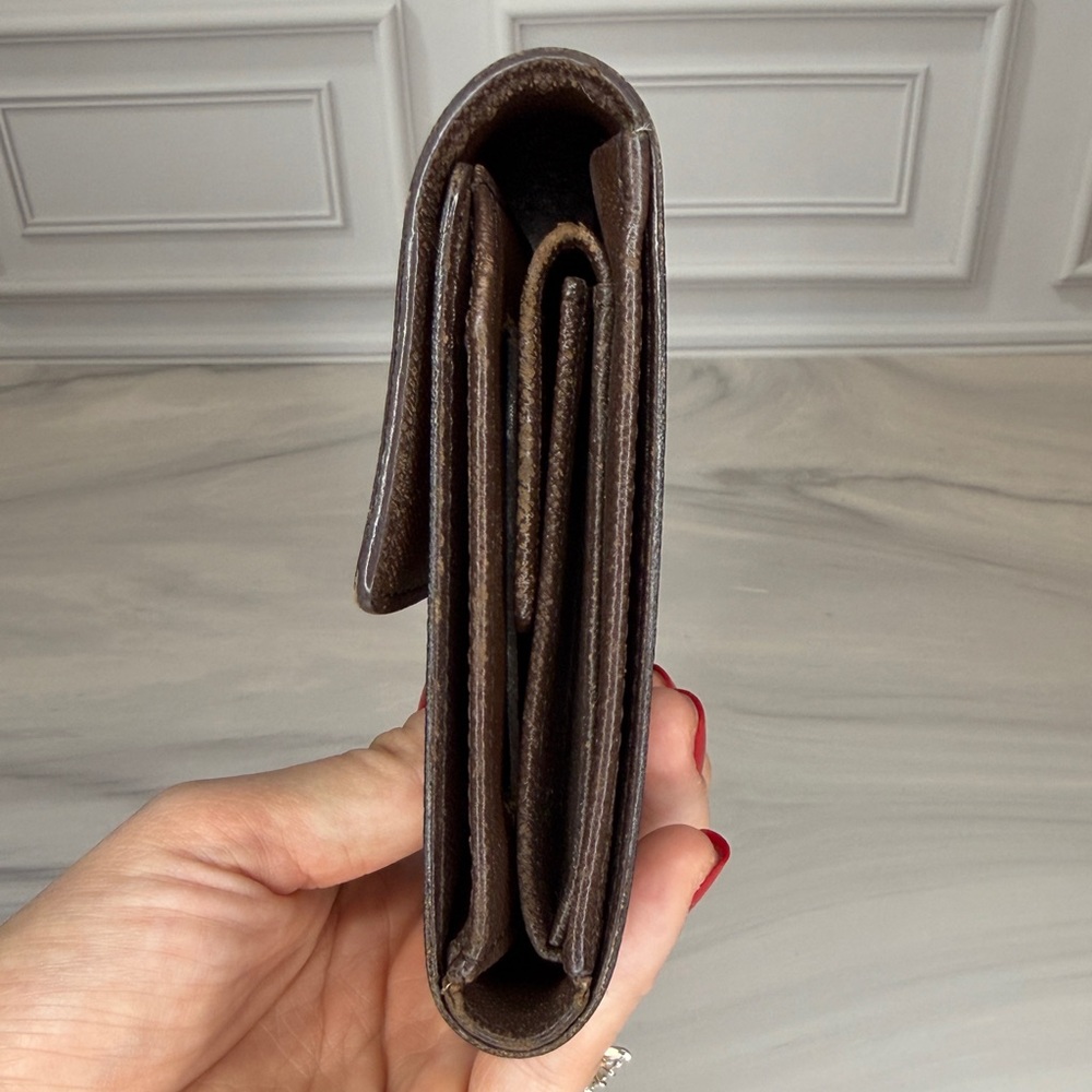 Louis Vuitton Damier Ebene Etui Papier Wallet | Trifold Snap | Great Condition - Picture 5 of 10